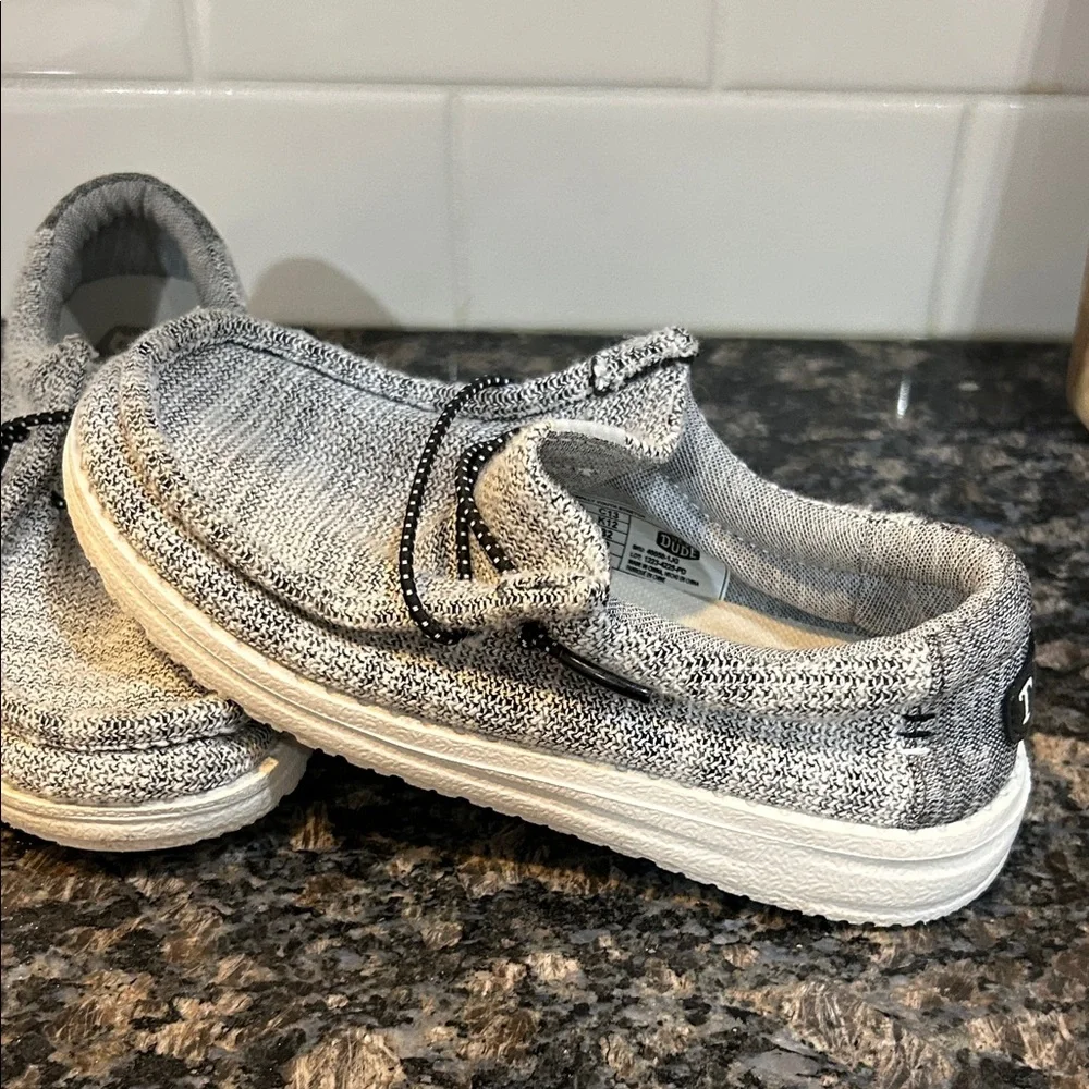 Hey Dude Kids Sneakers - Black and White - Picture 6 of 8